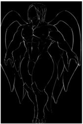 animus eldritch eyeless gem ghost hunk male male_only monster muscular sightless solo spirit swole voluptuous wings