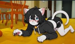 robin (my femboy roommate) from my femboy roommate by nuteku