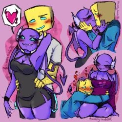 cube 4 (geometry dash) from geometry dash by sleepytoadst00l
