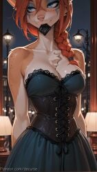 1boy 1girl ai_generated anal animal_ears animal_nose animal_penis black_choker blush body_fur breasts choker completely_nude decurse erection freja_(overwatch) furry furry_female furry_male furry_with_non-furry futa_with_male futanari glasses hair_over_one_eye heart heart-shaped_pupils indoors large_breasts navel nipples nude overwatch penis pov precum purple_eyes sex short_hair smile solo_focus sweat testicles uncensored veins veiny_penis