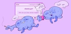battle_for_dream_island battle_for_dream_island_again bfb bfdi bfdia cigarette genital_slit object_shows tentacle_penis winner_(bfdi)