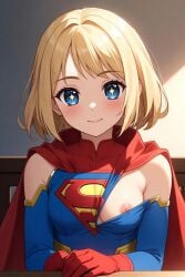 ai ai-created ai_art ai_assisted ai_generated nipple_slip supergirl