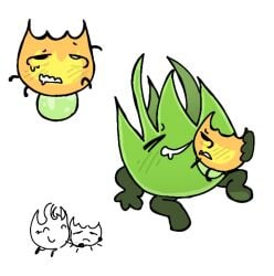 battle_for_dream_island battle_for_dream_island_again bfb bfdi bfdia cum firey_jr. grassy_(bfdi) object_shows penetration tentacle_penis the_power_of_two tpot