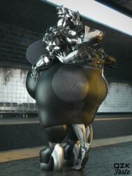 bbw big_ass big_breasts breasts bubble_butt cleavage huge_ass huge_breasts hyper_ass irona_(qzk_forte) overweight qzk_forte tagme thick_thighs wide_hips