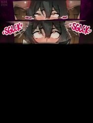 1girls 2others ahe_gao ahegao_face alterkyon black_fur black_hair blushing_female cat_ears catgirl cum_in_ear cum_in_ears cum_in_hair cum_in_nose double_penetration drooling drugged_sex dungeon_meshi ear_penetration ear_sex effect effects english_text eyes_rolling_back fangs female furry furry_female heart_eyes hypnosis hypnotic_eyes hypnotized_female imminent_penetration izutsumi kemonomimi mushroom mushroom_penis open_mouth red_scarf shieldshroud smile sound sound_edit sounding tagme video voice voice_acted warning white_fur