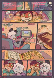 anthro funkybun gay gender_transformation joss_(funkybun) keith_(funkybun) male penis tagme trans_man transmasc yaoi