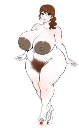 1girls ass big_breasts black_eyes blush breasts breasts_bigger_than_head breasts_out brown_hair brown_nipples bush bushy_pubes child_bearing_hips chubby chubby_female completely_nude completely_nude_female grey_nipples heels high_heels high_resolution huge_breasts japanese japanese_female japanese_flag large_filesize m_jr_art mature mature_female milf original original_character ponytail pubic_hair tagme thick_lips thick_thighs thighhighs thighs very_high_resolution wide_hips wife_material world_cup