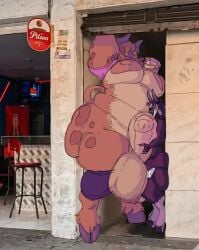 1boy 1futa alleyway alleyway_milf_(meme) anger_vein annoyed anthro areolae ass_squish balls ballsack bel_(oxart) bimbo_lips bottom_heavy bottom_heavy_femboy bovine breasts breasts_bigger_than_head chubby clothed cock cow_boy cow_ears cow_futa cow_horns cow_tail digitigrade face_mask femboy furry furry_only futa_is_bigger futa_on_femboy futa_on_male futanari gigantic_balls gigantic_breasts gigantic_penis hair_over_eyes height_difference holding_penis hooves horns hourglass_figure huge_ass huge_breasts huge_cock huge_lips hyper_balls hyper_penis hyper_thighs intersex large_areolae large_breasts large_lips large_penis larger_futa milf milf_body muscular muscular_futa muscular_thighs nose_ring oli_(oxart) overflowing_ass oxart pear_shaped penis penis_bigger_than_body penis_bigger_than_head penis_bigger_than_torso short_shorts shorts shorts_pulled_down size_difference smaller_male tail testicles thick_penis thick_thighs thighs thin_waist tummy wide_hips