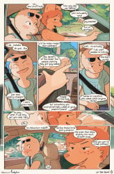 anal car clothed comic conditional_dnp feline finn_(funkybun) funkybun hi_res lizard male male/male mammal nick_(funkybun) nude public public_nudity public_sex reptile scalie serval vehicle yaoi