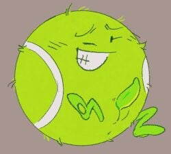 battle_for_dream_island battle_for_dream_island_again bfb bfdi bfdia genital_slit object_shows spread_legs tennis_ball_(bfdi) tentacle_penis