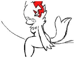 animated anthro darkpatito feral flipnote_studio fur furry looking_pleasured nintendo open_mouth penis pokemon pokemon_(species) riding_penis sex tagme vaginal_penetration zangoose