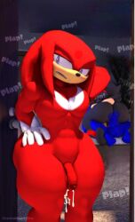 big_ass big_penis blushing cum gay knuckles_the_echidna leviantan581re muscular plap shadow_the_hedgehog small_penis sonic_the_hedgehog
