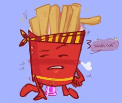 battle_for_dream_island battle_for_dream_island_again bfb bfdi bfdia dildo dildo_penetration fries_(bfdi) object_shows pussy pussy_juice