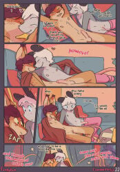 anthro comic funkybun gay gender_transformation joss_(funkybun) keith_(funkybun) male penis tagme trans_man transmasc yaoi