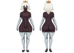 1boy alviriaart big_ass big_butt big_penis commission crown dark-skinned_femboy dark-skinned_male dark_skin eyeshadow femboy gloves king_kirsch_(midnightundying) mario_(series) midnightundying_(artist) oc original_character stirrup_legwear super_mario_bros. thick_thighs thighhighs thighs white_eyelashes white_hair