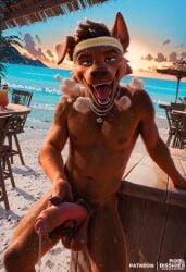 2026 ai_generated civitai dreamworks forgotten_island furry furry_only gay male male_only raww_(forgotten_island) weredog yaoi