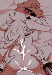 1boy 1girls anonymous_artist ass behind_view cum cum_in_ass fakeout_(doutm_fakersin) female friday_night_funkin friday_night_funkin_mod from_behind half-dressed heart-shaped_pupils huge_ass long_hair looking_at_viewer male no_text_version penis rule_63 sabotage_(exeg) sega sonic.exe sonic.exe_(series) sonic_(series) sonic_the_hedgehog_(series) straight traced
