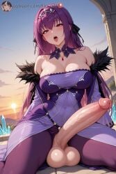 1futa 2026 ai_generated ass balls big_ass big_balls big_breasts big_butt big_penis fate_(series) flouzai futa_only futanari highres huge_breasts huge_cock looking_at_viewer penis scathach_(fate) seductive seductive_look seductive_pose seductive_smile testicles uncensored veiny_penis
