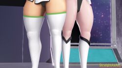angry animated audio big_lips big_thighs bimbo bitch blender butt_grab cela_(straightasan) dialogue elf elf_ears fully_clothed green_hair hoop_earrings huge_ass huge_breasts iris_(straightasan) jealous original_character original_characters pinch pink_lipstick purple purple_hair rivals sfw sound straightasan tagme video voice_acted voluptuous voluptuous_female wide_hips witch witch_hat