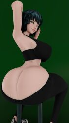 3d 3d_(artwork) 3d_model 3d_render 3dcg blender blender_(artwork) blender_(software) blender_eevee fubuki_(one-punch_man) one-punch_man supurattabrain