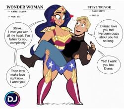 dc_super_hero_boys dc_super_hero_girls djpaint96-ii steve_trevor wonder_woman