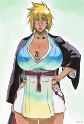 1girl 1girls ai_generated anime bleach bleach:_the_thousand-year_blood_war breasts curvy curvy_female curvy_figure eyes female fit hair nsfw stickyai tier_harribel tits voluptuous