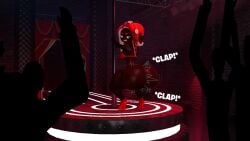 ass_clap ass_clapping big_ass big_ass_(female) big_ass_cheeks big_booty big_booty_(female) big_booty_cheeks big_butt big_butt_(female) big_butt_cheeks big_buttcheeks big_buttocks booty_clap booty_clapping bottomless bottomless_female bubble_ass bubble_ass_(female) bubble_booty bubble_booty_(female) bubble_butt bubble_butt_(female) butt_clap butt_clapping clapping_ass clapping_booty clapping_butt clapping_buttocks clapping_cheeks kaibernation lipstick moxanne_ramona oc original_character splatoon splatoon_oc stripclub stripper stripper_pole top_wear