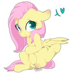 2015 alpha_channel blush cute equine female feral fluttershy_(mlp) friendship_is_magic hair heart mammal masturbation my_little_pony pegasus pink_hair pussy pussy_juice simple_background sitting smallandnaughty smile solo spread_legs spreading transparent_background wings