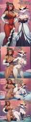 1futa 1girls ai_generated bare_arms bare_breasts bare_legs bare_shoulders bare_thighs big_breasts cocky69 color comic_strip cum cum_in_pussy cum_inside cumming female futa futa_on_female helluva_boss hi_res kono_subarashii_sekai_ni_shukufuku_wo! large_breasts long_hair moaning nipples nude nude_female orgasm orgasm_face owl owl_demon owl_girl penetration penile_penetration penis_in_pussy pleasure_face pussy sex stella_(helluva_boss) sylvia_(konosuba) thick_thighs
