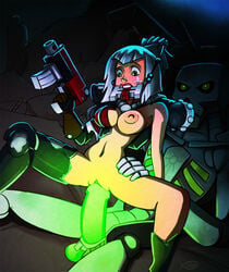 adepta_sororitas areolae breasts broken_armor clothing domination dubious_consent duo facial_tattoo female female_on_top femsub from_behind gag gagged glowing glowing_penis green_eyes gun hagfish hairless_pussy hand_on_hip human human_penetrated imminent_penetration imminent_rape imminent_sex imperium_of_man interspecies just_the_tip large_breasts larger_male lipstick machine male necron nipples one_breast_out original_character penetration penis pussy rape red_lipstick reverse_cowgirl_position robot robot_on_human robot_penis sex sex_machine short_hair sister_of_battle sister_purity size_difference smaller_female spread_legs straight tattoo vaginal_penetration warhammer_(franchise) warhammer_40k weapon white_hair