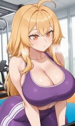 1female 1girl 1girls ai_generated ass big_ass big_boobs big_breasts big_butt big_butt_(female) big_tits blonde_hair blonde_hair_female blushing blushing_female boobs boobs_bigger_than_head boobs_focus breast_focus breasts breasts_bigger_than_head busty busty_female butt curvaceous curvaceous_body curvaceous_female curvaceous_figure curvaceous_hips curvaceous_thighs curvy curvy_body curvy_female curvy_figure curvy_hips eyes female female_only femme_fatale gym gym_background gym_equipment hair hips honkai_(series) honkai_impact_3rd hourglass_figure hourglass_figured_female hoyoverse image large_ass large_boobs large_breasts large_butt large_tits lips long_blonde_hair mature_body mature_female mature_woman mihoyo pawg phat_ass plump_ass plump_boobs plump_breasts plump_butt plump_hips plump_thighs plump_tits purple_sports_bra purple_yoga_pants sexy sexy_female sports_bra susannah_manatt susannah_manatt_(valkyrie_quicksand) sweating sweating_female thighs tits tits_bigger_than_head voluptuous voluptuous_female voluptuous_woman wide_hips yellow_eyes yellow_eyes_female yoga_pants