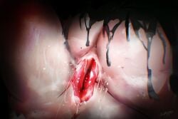 2girls cum_on_body dildo_in_pussy dripping_pussy evernight_(honkai:_star_rail) honkai:_star_rail march_7th_(honkai:_star_rail) nyeppu selfcest yuri