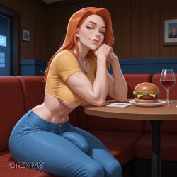 ai_generated ass athletic athletic_futa athletic_futanari atom_eve balls beautiful big_thighs breasts burger cock cr34my dick dickgirl fit fit_futa futa futanari gorgeous head_rest high_quality invincible invincible_(tv_series) narrow_waist nsfw patreon_logo penis perfect_body pretty restaurant sexy sexy_body sexy_futa small_waist stable_diffusion tagme testicles thighs uncensored