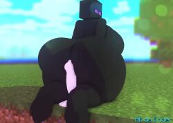 1girls 3d after_sex animated ass big_ass big_breasts big_butt black_body breasts butt cum cumflated_belly cumflation enderlady_(hbtheender) enderman enderwoman female hbtheender huge_ass huge_breasts huge_butt hyper_cumflation leaking_cum minecraft no_sound purple_eyes tagme video