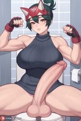1futa ai_generated ass balls big_ass big_balls big_breasts big_butt big_penis breasts curvy curvy_figure fit fit_futa futa_only futanari game_character huge_ass huge_balls huge_breasts huge_butt huge_cock intersex kiriko_(overwatch) looking_at_viewer muscles newgenai overwatch overwatch_2 penis penis_out precum precum_drip precum_on_penis precum_string solo solo_focus solo_futa thick thick_ass thick_legs thick_penis thick_thighs veiny veiny_muscles veiny_penis voluptuous voluptuous_futa