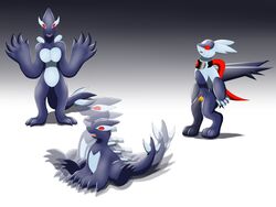 anthro auro_vee breasts ciel_(phoenix) female gender_transformation herm holly_cipher hybrid intersex latias latios legendary_pokémon lugia nintendo pokemon pokemon_(species) shadow_lugia shadow_pokémon suit suit_transformation transformation video_games