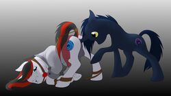 anal anal_sex ascar_angainor bondage bondage bound equine female horse male mammal my_little_pony penetration pony