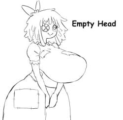 1_eye 1girls big_breasts blank_stare blush_lines bow breasts breasts_bigger_than_head breasts_focus button_eyes buttons clothed clothing cute dress empty_eyes female fully_clothed glitch_productions hands_on_crotch implied_skullfucking junbutfreaky junfreaky large_breasts missing_eye mob_face nipple_bulge oblivious patch perky_breasts puffy_areola puffy_nipples rag_doll_(toy) ragatha_(the_amazing_digital_circus) safe slow_learner smile solo solo_female solo_focus the_amazing_digital_circus thick_thighs uncolored voluptuous wide_hips