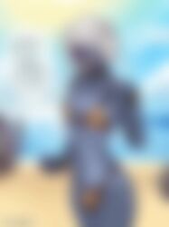 alien beach bikini crossdressing femboy male odd_onion propaganda swimsuit tagme tau tophat_turtle video voice_acted warhammer_(franchise) warhammer_40k white_hair