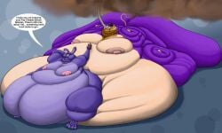 5:3 absurd_res anthro belly bonnie_(fnaf) controller duo eating english_text fart feeding feeding_tube five_nights_at_freddy's hi_res lagomorph leporid male male/male mammal medical_instrument messy moobs murid murine nipples obese overweight rabbit rat remote_control rexy_(billybonbon) rodent scientific_instrument scottgames slob text weight_gain wolfgerlion64