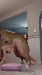 3d animated artist_request canine dead_or_alive doggy_style female female_on_feral femsub feral_dominating_female feral_dominating_human feral_domination feral_on_female feral_on_human feral_penetrating filming filming_sex honoka_(doa) instant_loss pink_hair social_media sound tagme tiktok video zoophilia