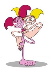 big_feet dee_dee_(dexter's_laboratory) dexter's_laboratory elastic entwined_toes feet feet_together flexible foot_fetish foot_on_foot footjob footjob_from_behind footsie from_behind from_behind_position hanging_on_partner happy hug interlocked_toes mepwep naked nude pig_tails rubber rubberhose sex spinel_(steven_universe) steven_universe stretchy stretchy_arms stretchy_legs toe_curl toes toony twintails yuri