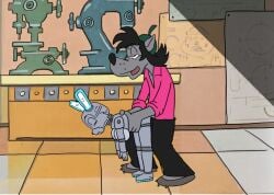 animated anthro black_hair breasts breath canid canine canis closed_eyes clothed clothed_sex clothing digital_media_(artwork) duo female female_penetrated forced grey_body hair hare hat headgear headwear lagomorph leporid looking_pleasured machine male male/female male_penetrating male_penetrating_female mammal marine mtf_crossgender open_mouth penetration rape robot robot_anthro rule_63 sex short_playtime size_difference sleep_sex sleeping soyuzmultfilm tongue volk_(wjyw) vylfgor well_just_you_wait! wolf zayats_(wjyw)