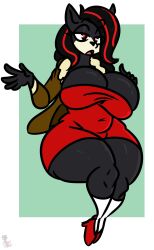 big_breasts breasts cleavage huge_breasts kingretrokirby tagme thick_thighs wide_hips