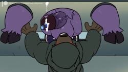 alistar anal anal_penetration anal_sex animated animation anthro furry gay gay_sex glory_hole glory_hole_station league_of_legends male male/male male_penetrated male_penetrating_male nasus omyurice renekton rengar reptile slit_sex tagme video