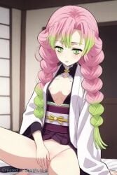 ai_generated female female_solo fingering fingers girl masturbation mitsuri mitsuri_kanroji no_sound pussy rubbing rubbing_pussy solo solo_female tagme vaginal_penetration video