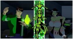 ben_10 ben_tennyson breasts covered_nipples danny_phantom desiree female gender_transformation genie huge_breasts jay-r0ck male mtf_transformation transformation