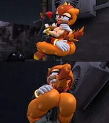 1boy 1girls 3d ahegao_face anthro female male mikumikudance mmd nude pussy sega shadow_the_hedgehog silverteam2017 sonic_(series) sonic_superstars sonic_the_hedgehog_(series) trip_the_sungazer vaginal_penetration