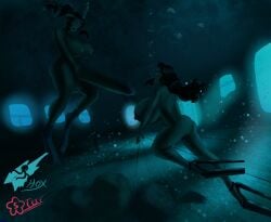 1futa 1girls asami_sato big_ass big_breasts breasts darkness female futanari intersex korra nickelodeon nude shipwreck the_legend_of_korra thicc underwater zorr234