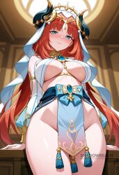 nilou (genshin impact) from genshin impact by shadowrealmarts